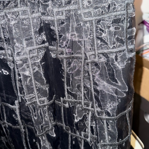 15. Tracy Reese Black Dress with Textured Detail - Picture 4 of 4